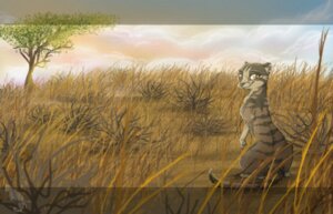 Rating: Safe Score: 0 Tags: battie brown_eyes cloud detailed_background e621 female fur grass grey_body grey_fur herpestid hi_res kocurzyca looking_back mammal meerkat nature orange_eyes outside plant savanna sky smile solo standing tan_body tan_fur tree wood User: bunchy7s