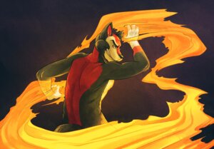 Rating: Safe Score: 0 Tags: anthro black_nose canid canine canis digital_media_(artwork) digital_painting_(artwork) e621 elemental_manipulation evil_grin fire fire_manipulation gloves_(marking) half-length_portrait male mammal markings nude painting_(artwork) portrait rear_view red_eyes red_markings redvelvetbat smile solo warm_colors wolf User: bunchy7s