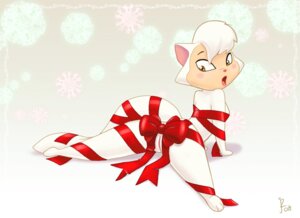 Rating: Explicit Score: 0 Tags: 11:8 2008 all_fours anthro bdsm bondage bound bow_(feature) bow_in_back bow_ribbon breasts brown_eyes butt_bow cats_don't_dance domestic_cat e621 felid feline felis female fur genitals gift_wrapped hair joe_randel looking_back mammal nude on_ground open_mouth ribbon_bondage ribbons sawyer_(cats_don't_dance) side_boob solo spread_legs spreading surprised tail vulva warner_brothers white_body white_fur white_hair white_tail User: bunchy7s