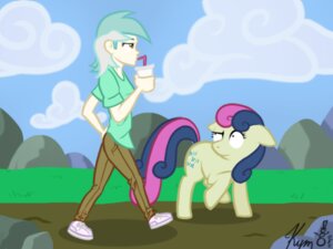 Rating: Safe Score: 0 Tags: 4:3 alternate_species bendy_straw beverage bonbon_(mlp) cutie_mark detailed_background drinking_straw drinking_straw_in_mouth duo e621 equid equine female feral food friendship_is_magic hasbro horse human humanized kymsnowman lyra_heartstrings_(mlp) mammal my_little_pony pony quadruped tail toony uncertain unconvinced walking User: bunchy7s