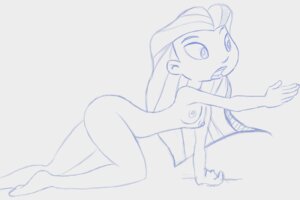 Rating: Explicit Score: 0 Tags: all_fours breasts female female_only human juniper_lee monochrome nipples nude rule34 side_view solo tagme the_life_and_times_of_juniper_lee thepapercat toony User: bunchy7s