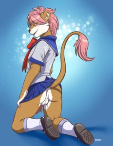 Rating: Explicit Score: 0 Tags: 2011 anthro anus asian_clothing backsack balls biped blue_eyes bottomwear clothed clothing crossdressing e621 east_asian_clothing erection felid femboy genitals hair iggi japanese_clothing japanese_school_uniform kneeling lion looking_at_viewer male mammal mwako pantherine penis pink_hair raised_tail school_uniform serafuku skirt solo tail tail_under_skirt tail_upskirt uniform upskirt User: bunchy7s