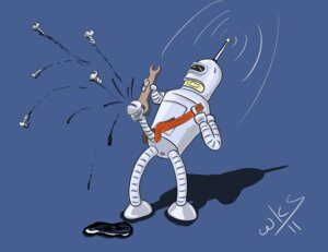 Rating: Explicit Score: 0 Tags: bender_bending_rodriguez futurama male robot rule34 tagme torqueing_off wks wrench User: bunchy7s