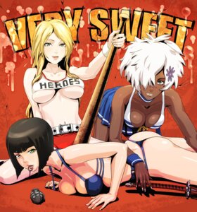 Rating: Questionable Score: 0 Tags: ass bad_girl_(nmh) bangs belt bikini black_hair blonde_hair blunt_bangs bob_cut breasts brown_eyes charlotte_birkin chocolate_and_vanilla cleavage dark-skinned_female dark_skin explosive female green_eyes grenade grey_eyes hair_ornament hair_over_one_eye holly_summers long_hair mouth_hold multiple_females multiple_girls no_more_heroes on_stomach panties pointy_chin rule34 shinobu_jacobs short_black_hair short_hair short_white_hair suda_51 swimsuit thong thong_bikini underboob underwear usatarou white_hair User: bunchy7s