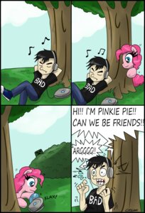 Rating: Safe Score: 0 Tags: absurd_res black_border blue_eyes border cd cd_player ciriliko comic creeper_(minecraft) crossover dan_(dan_vs.) dan_vs. dialogue duo e621 earth_pony electronics english_text equid equine eyes_closed female feral friendship_is_magic green_eyes hasbro headphones hi_res horse human male mammal microsoft minecraft mojang music my_little_pony pinkie_pie_(mlp) plant pony shrub text tree wood xbox_game_studios User: bunchy7s