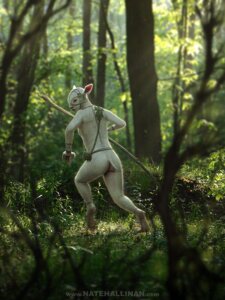 Rating: Questionable Score: 0 Tags: 3:4 anthro bag barefoot blue_eyes bovid breasts butt caprine detailed detailed_background dirty dirty_feet e621 ear_piercing facial_piercing feet female forest fur goat grass hi_res looking_at_viewer looking_back mammal melee_weapon nate_hallinan nature nose_piercing nude outside photo photo_manipulation photomorph piercing plant polearm priest realistic rear_view running satchel satyr solo staff third-party_edit tree weapon white_body white_fur User: bunchy7s