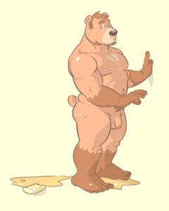 Rating: Explicit Score: 0 Tags: 1boy anthro balls bear black_nose brown_hair chubby derek_honnington_(saltypoundcake) flaccid furry hair male male_only mr._honeybum nipples penis plump rule34 solo spookeedoo tail User: bunchy7s