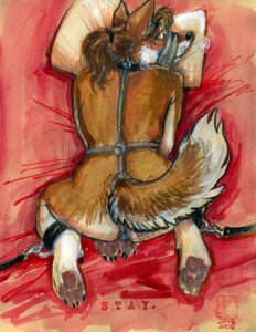 Rating: Explicit Score: 0 Tags: anatomically_correct anatomically_correct_genitalia anatomically_correct_vulva animal_genitalia animal_vulva anthro ass_up bdsm bed bird's-eye_view bondage bound breath butt canid canine canine_genitalia canine_vulva canis collar command cuff_(restraint) domestic_dog e621 female furniture genitals hair high-angle_view humiliation java javadog leash mammal muzzle_(object) muzzled nude pawpads paws ponytail red_background restraints rope shackles simple_background solo submissive submissive_female tail tail_bondage tail_tied vulva User: bunchy7s