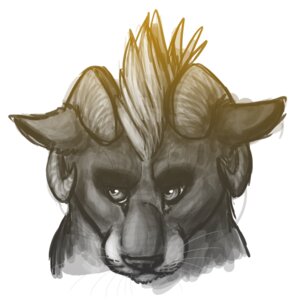 Rating: Safe Score: 0 Tags: ambiguous_gender bovid caprine chaos curled_horn e621 felid feral grey_eyes grey_theme guilty horn hybrid mammal mohawk monochrome octobertiger pantherine shy simple_background solo whiskers white_background User: bunchy7s