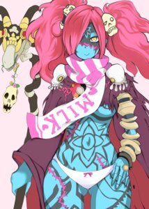 Rating: Questionable Score: 0 Tags: anthro blue_body blue_skin bone bottomless breasts chain clothed clothing code_of_princess e621 female ginji74 hair hair_over_eye hi_res lady_zozo long_hair melee_weapon navel one_eye_obstructed panties pink_hair polearm scar scarf skull solo staff tattoo under_boob underwear weapon User: bunchy7s