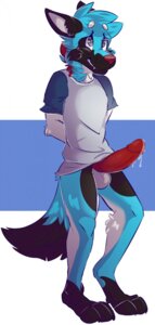 Rating: Explicit Score: 0 Tags: 2014 anthro balls barefoot biped blue_body blue_fur bodily_fluids bottomless canid canine canis circumcised clothed clothing digital_media_(artwork) digitigrade domestic_dog e621 erection feet fox front_view fur genital_fluids genitals german_shepherd grey_eyes hands_behind_back herding_dog hi_res humanoid_genitalia humanoid_penis hybrid konrad_(kaineorren) leg_markings male mammal markings pastoral_dog paws penis pose precum red_nose red_penis shy simple_background smile socks_(marking) solo standing teeth zolfyxtolfy User: bunchy7s