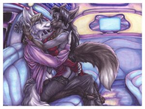 Rating: Questionable Score: 0 Tags: 2014 4:3 accessory anthro backseat big_tail black_body black_fur black_hair blue_eyes border canid canine canis car clothed clothing cockiestspaniel dress duo e621 eyewear feet female fluffy fluffy_tail fox fur glasses grey_body grey_fur hair hand_on_back hand_on_head hindpaw hug inside_car inside_vehicle jackal kiruki lace limousine lingerie long_hair lordvictor luxury_car male male/female mammal necktie on_lap open_clothing open_shirt open_topwear pawpads paws public_transportation red_clothing red_dress red_fox shirt silver_fox sitting sitting_on_lap tail topwear true_fox vehicle vehicle_for_hire white_border User: bunchy7s