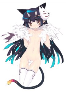 Rating: Questionable Score: 0 Tags: animal_humanoid black_hair brown_hair cat_humanoid e621 felid felid_humanoid feline feline_humanoid female hair hi_res horn humanoid mammal mammal_humanoid mask sanada_taketo simple_background solo tail white_background User: bunchy7s