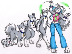 Rating: Safe Score: 0 Tags: 2009 anthro basic_sequence blue_eyes bottomwear bracelet breast_growth breasts canid canine canis chart clothing collar denim denim_bottomwear denim_clothing domestic_dog e621 ear_piercing evolution evolution_chart female feral feral_to_anthro five_frame_image five_frame_sequence furry_scale glowstick glowsticking glowstringing growth hair husky jeans jewelry linear_sequence mammal mandyseley midriff multi_frame_sequence multicolored_hair navel navel_piercing nordic_sled_dog pants piercing sequence shirt solo spitz tail tank_top tongue tongue_piercing topwear transformation transformation_sequence uplifted User: bunchy7s
