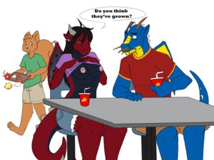 Rating: Questionable Score: 0 Tags: 4:3 anthro bottomwear breasts casual_exposure clothed clothing clothing_lift dialogue dragon e621 english_text fast_food female flashing food green_eyes group hair horn jack_(walkingstalker) looking_at_breasts looking_at_own_breasts looking_at_self looking_down luke_(walkingstalker) male mythological_creature mythological_scalie mythology nipples non-mammal_breasts non-mammal_nipples presenting presenting_breasts public scalie shirt shirt_lift shorts simple_background sinto tail text topwear walkingstalker User: bunchy7s