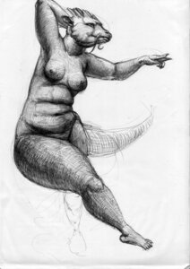 Rating: Questionable Score: 0 Tags: anthro black_and_white e621 female lizard monochrome nude overweight overweight_anthro overweight_female pen_(artwork) pose reptile scalie sketch slightly_chubby solo t-mike-t traditional_media_(artwork) User: bunchy7s