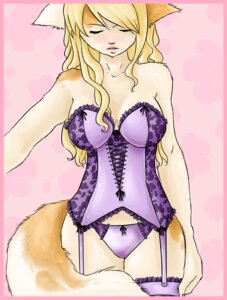 Rating: Questionable Score: 0 Tags: anthro border breasts bustier clothed clothing domestic_cat e621 felid feline felis female garter_straps humanoid_face legwear lily_(lilyness) lilyness lingerie mammal panties pink_border purple_clothing solo stockings tail underwear User: bunchy7s