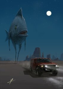 Rating: Safe Score: 0 Tags: ambiguous_gender anthro aquatic car detailed_background e621 fish full_moon headlight hummer ldt monster moon night open_mouth outside sharp_teeth sky solo star starry_sky teeth vehicle what what_has_science_done User: bunchy7s