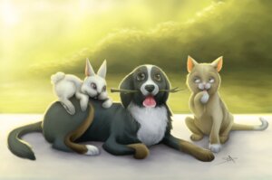Rating: Safe Score: 0 Tags: bodily_fluids brown_eyes canid canine canis danielle_pioli domestic_cat domestic_dog e621 felid feline felis female fur group hi_res lagomorph leporid male mammal mouth_hold rabbit saliva stick stick_in_mouth User: bunchy7s