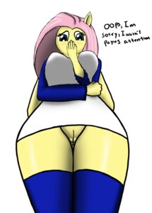Rating: Explicit Score: 0 Tags: anthro anthrofied biped blush breasts clothing dragodraconis e621 equid equine feathered_wings feathers female fluttershy_(mlp) friendship_is_magic fur genitals hair hasbro hooves legwear long_hair looking_at_viewer low-angle_view mammal my_little_pony mythological_creature mythological_equine mythology pegasus pink_hair shirt simple_background solo standing stockings teal_eyes text topwear vulva wings worm's-eye_view yellow_body yellow_feathers yellow_fur User: bunchy7s