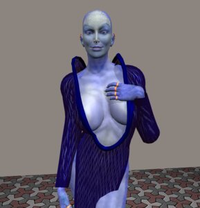 Rating: Questionable Score: 0 Tags: 1girls 3d alien bald bald_female blue_skin breasts farscape female female_only pa'u_zotoh_zhaan rule34 solo solo_female tagme User: bunchy7s