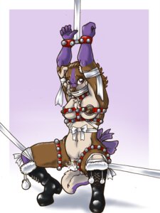 Rating: Explicit Score: 0 Tags: anthro artist_collaboration bdsm bell belly bondage boots bound bow_(feature) bow_in_front bow_ribbon breasts butt_bow canid canine canis chest_tuft clothing clothing_cord danji-isthmus digital_drawing_(artwork) digital_media_(artwork) domestic_dog dripping e621 farellemoon farellemoon_(character) female footwear fur gag gagged genitals lacing mammal markings pom_boots purple_eyes purple_markings ribbon_bondage ribbons shoes slightly_chubby solo submissive submissive_female tail tuft vulva waist_bow User: bunchy7s