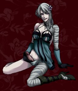 Rating: Explicit Score: 0 Tags: 1futa bamboo_(pixiv70166) bandage bandages braid breasts cleavage erection flower futa_only futanari gloves hair_ornament high_heels intersex kaine_(nier) licking_lips lingerie long_hair masturbation naughty_face negligee nier_(series) nier_replicant panties penis penis_out pubic_hair purple_eyes rule34 silver_hair sitting smile solo tongue underwear wariza User: bunchy7s
