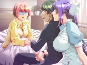 Rating: Explicit Score: 0 Tags: bed blush censored closed_eyes cum cum_on_clothes cumshot female game_cg handjob hospital male mosaic_censoring nagu_mihara nurse pajamas penis proud purple_hair red_hair rule34 smile swindle User: bunchy7s