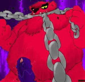 Rating: Explicit Score: 0 Tags: anthro big_belly chains chubby collar duel_monster fluffy male male_only pandemonium_watchbear purple_penis red_body red_fur red_hair rule34 tagme yu-gi-oh! User: bunchy7s