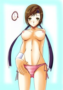 Rating: Explicit Score: 0 Tags: blush breasts brown_eyes brown_hair female final_fantasy final_fantasy_vii final_fantasy_vii_advent_children frown headband highres midriff nipples panties pink_panties rule34 shirtless short_hair solo striped striped_panties topless underwear unlimited_song yuffie_kisaragi User: bunchy7s