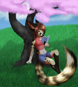 Rating: Safe Score: 0 Tags: anthro belly bottomwear brown_body brown_fur brown_hair clothing cloud e621 enigmaeevee female field fluffy fluffy_tail fur genet grass hair mammal navel outside pacmancorp plant pointy_ears prick_ears shirt shorts sky solo tail topwear tree viverrid white_belly white_body white_fur yellow_body yellow_fur User: bunchy7s