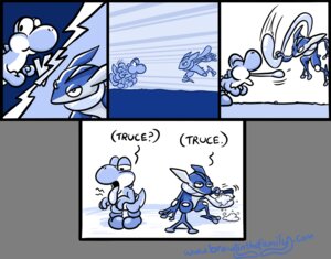 Rating: Safe Score: 0 Tags: 2014 2_toes 3_fingers alpha_channel ambiguous_gender amphibian angry anthro attack barefoot bent_over big_nose blue_theme brush brushing brushing_tongue close-up clothing comic cool_colors crossover dialogue dinosaur disgust duo e621 english_text eyes_closed feet fight fingers fist footwear generation_6_pokemon greninja half-closed_eyes humor jumping long_tongue looking_away mario_bros membrane_(anatomy) monochrome narrowed_eyes ninja nintendo nude open_mouth pokemon pokemon_(species) prehistoric_species question question_mark reptile running scalie shoes standing stare super_smash_bros. text toes tongue tongue_out toothbrush unknown_artist warrior webbed_feet webbed_hands yoshi User: bunchy7s