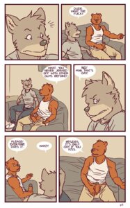 Rating: Explicit Score: 0 Tags: anthro artdecade bear canine comic english_text foreskin furry gay male male/male male_only masturbation no_humans only_if_you_kiss penis rule34 text uncircumcised uncut what wolf yaoi User: bunchy7s