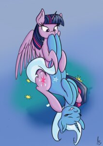Rating: Questionable Score: 0 Tags: 2014 abstract_background blue_body blue_fur cutie_mark duo e621 equid equine eyes_closed feathered_wings feathers female female/female feral friendship_is_magic fur hair hasbro hi_res hoof_fetish hooves horn legs_up mammal moonshine_(artist) multicolored_hair my_little_pony mythological_creature mythological_equine mythology nom nude purple_body purple_eyes purple_fur purple_hair simple_background trixie_(mlp) twilight_sparkle_(mlp) two_tone_hair unicorn winged_unicorn wings User: bunchy7s