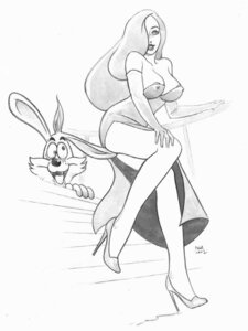 Rating: Explicit Score: 0 Tags: 1anthro 1girls 2002 anthro artist_request cleavage disney dress female greyscale high_heels jessica_rabbit long_hair monochrome roger_rabbit rule34 slit_dress visible_areolae who_framed_roger_rabbit User: bunchy7s