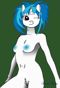 Rating: Explicit Score: 0 Tags: 2014 absurd_res anthro blue_hair breasts e621 equid equine female friendship_is_magic fur genitals hair hasbro hi_res horn mammal multicolored_hair my_little_pony mythological_creature mythological_equine mythology one_eye_closed purple_eyes simple_background smile solo storm_sown unicorn vinyl_scratch_(mlp) vulva wink User: bunchy7s