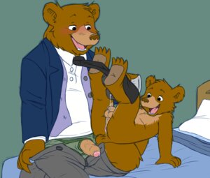 Rating: Explicit Score: 0 Tags: 4_toes 5_fingers accessory adult_on_child adult_on_young after_sex age_difference anthro anthro_on_anthro anus bad_parenting balls bear bed blush bodily_fluids bottomwear briefs brown_bear claws clothed clothed_sex clothing cobaltsynapse coth cum cum_in_ass cum_inside duo e621 erection father_(lore) father_and_child_(lore) father_and_son_(lore) father_bear feet fingers foreskin fur furniture genital_fluids genitals green_clothing green_underwear grizzly_bear hi_res humanoid_genitalia humanoid_penis incest_(lore) kneeling legs_up little_bear little_bear_(character) lube lube_bottle lube_on_butt lube_on_penis male male/male mammal necktie nelvana nude open_bottomwear open_clothing open_pants pants parent_(lore) parent_and_child_(lore) parent_and_son_(lore) partially_retracted_foreskin paws penis penis_poking_out penis_through_fly sex simple_background size_difference son_(lore) source_request suit toe_claws toes underwear unretracted_foreskin ursine vein young young_anthro young_male User: bunchy7s