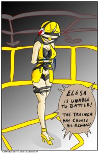 Rating: Explicit Score: 0 Tags: aj_bishop bondage bound clothes color elesa_(pokemon) female female_only grimmhelm hair human pokemon rule34 solo tagme yellow_hair User: bunchy7s