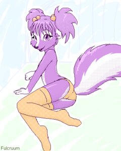 Rating: Questionable Score: 0 Tags: 4:5 anthro butt clothed clothing coonkun e621 female fur hair legwear looking_at_viewer low_res mammal mephitid panties purple_body purple_fur purple_hair skunk solo stockings striped_skunk tail thigh_highs topless underwear young young_anthro young_female User: bunchy7s Rating: Questionable Score: 0 Tags: 4:5 anthro butt clothed clothing coonkun e621 female fur hair legwear looking_at_viewer low_res mammal mephitid panties purple_body purple_fur purple_hair skunk solo stockings striped_skunk tail thigh_highs topless underwear young young_anthro young_female User: bunchy7s