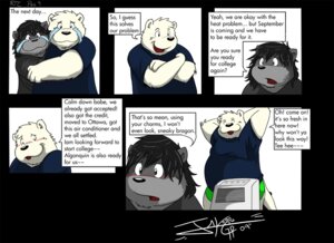 Rating: Safe Score: 0 Tags: 2009 bear black_background comic dialogue e621 english_text hybrid jakegr jakegr_(character) male mammal overweight ruick simple_background text User: bunchy7s