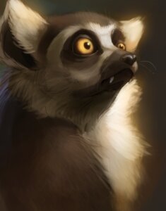 Rating: Safe Score: 0 Tags: 2012 ambiguous_gender black_nose bloodshot23 brown_background bust_portrait e621 fangs feral fur gradient_background lemur looking_away looking_up mammal portrait primate ring-tailed_lemur simple_background snout solo strepsirrhine tan_body tan_fur teeth whiskers white_body white_fur yellow_eyes User: bunchy7s