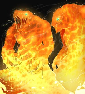 Rating: Safe Score: 0 Tags: 2013 acidcryst artist_collaboration duo e621 glowing glowing_eyes hasbro hi_res lava lava_demon lavan_(mlp) male mlp_g1 monster mountain my_little_pony my_little_pony_'n_friends mythicdragoness13 outside pre-g4 redesign scary warm_colors User: bunchy7s