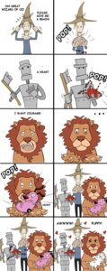 Rating: Safe Score: 0 Tags: absurd_res alexielart ambiguous_gender anthro axe beagle blood bodily_fluids brain brown_body brown_fur canid canine canis cartoon_network comic courage_the_cowardly_dog courage_the_cowardly_dog_(character) cowardly_lion crossover crying domestic_dog e621 english_text felid feral fur group heart_symbol hi_res humor hunting_dog lion machine male mammal mane melee_weapon organs pantherine pun purple_body purple_fur robot scarecrow scared scent_hound simple_background tears text the_wonderful_wizard_of_oz tin_woodman visual_pun weapon User: bunchy7s