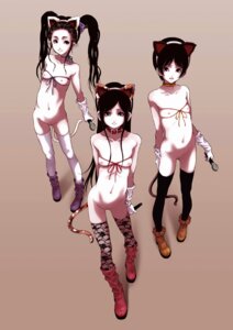Rating: Explicit Score: 0 Tags: animal_ears black_eyes black_hair boots cat_ears cat_tail collar female flat_chest gloves hairband knee_boots long_hair microphone multiple_females multiple_girls naked_footwear nipples nude original pussy rule34 short_hair string tail thighhighs tied_hair twintails udai uncensored User: bunchy7s