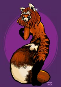 Rating: Questionable Score: 0 Tags: 2003 ailurid anthro big_butt biped black_body black_fur black_nose butt e621 ear_piercing ear_ring feet female fluffy fluffy_tail fur gloves_(marking) green_eyes leg_markings looking_back mammal markings mary_e_minch marymouse nude orange_body orange_fur piercing rear_view red_panda ring_piercing slightly_chubby socks_(marking) solo stripes tail tan_body tan_skin whiskers User: bunchy7s