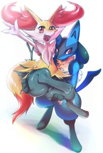 Rating: Safe Score: 0 Tags: ambiguous_gender anthro black_body black_fur blue_body blue_fur braixen bridal_carry canid canine carrying_another digitigrade duo e621 fur generation_4_pokemon generation_6_pokemon gesture happy hi_res inner_ear_fluff lifting looking_at_viewer lucario mammal nintendo open_mouth pokemon pokemon_(species) red_eyes shiroepsilon simple_background smile tail tuft waving waving_at_viewer white_background wide_hips yellow_body yellow_fur User: bunchy7s