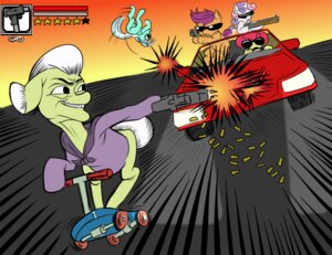 Rating: Safe Score: 0 Tags: age_difference apple_bloom_(mlp) black_eyes car citlalicue crossover cutie_mark_crusaders_(mlp) detailed_background digital_drawing_(artwork) digital_media_(artwork) driving e621 earth_pony elderly elderly_female elderly_feral equid equine female female_feral feral friendship_is_magic grand_theft_auto grandchild_(lore) granddaughter_(lore) grandmother_(lore) grandmother_and_grandchild_(lore) grandmother_and_granddaughter_(lore) grandparent_(lore) grandparent_and_grandchild_(lore) granny_smith_(mlp) group gun hasbro holding_submachine_gun horn horse inside_car inside_vehicle lyra_heartstrings_(mlp) mammal mane meme motor_vehicle my_little_pony mythological_creature mythological_equine mythology older_female older_feral pony ranged_weapon rockstar_games scootaloo_(mlp) scooter shotgun spent_casing star submachine_gun sweetie_belle_(mlp) tail toony trollface unicorn uzi vehicle weapon white_mane white_tail young young_feral younger_female younger_feral User: bunchy7s