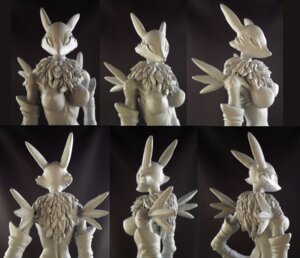 Rating: Questionable Score: 0 Tags: 2014 3d_(artwork) anthro armwear bandai_namco biped breasts canid canine chest_tuft claws clothing digimon digimon_(species) digital_media_(artwork) e621 elbow_gloves female figurine fur gloves handwear mammal monochrome mostly_nude multiple_angles renamon rolt sculpture solo standing tuft User: bunchy7s