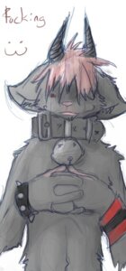 Rating: Safe Score: 0 Tags: :3 alternative_fashion anthro bell bell_collar black_body black_fur black_horn collar collar_only demon digital_media_(artwork) domestic_cat e621 felid feline felis fur glamfur hair half-length_portrait horn lips looking_at_viewer male mammal navel nitrogen nude pink_hair pink_lips pink_nose portrait punk red_eyes simple_background slim solo white_background wristband User: bunchy7s
