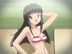 Rating: Questionable Score: 0 Tags: animated bikini black_hair female ichihara_momoko long_hair love_get_chu lowres purple_eyes rule34 solo striped swimsuit User: bunchy7s